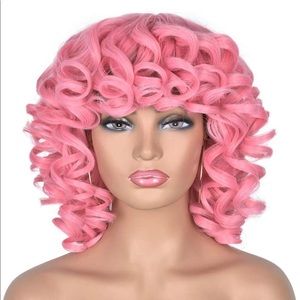 Short Curly Wigs with Bangs